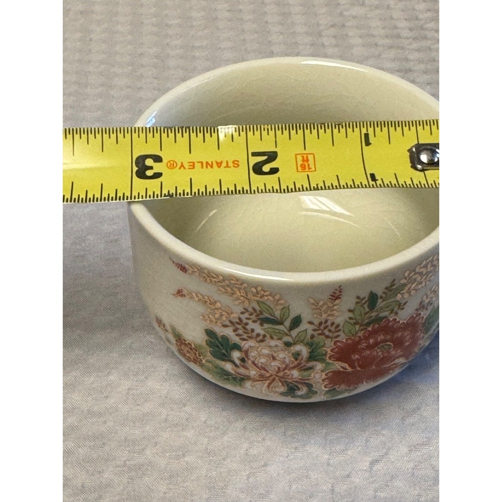 Vintage 8 Piece Japanese Made Floral Tea Set, Teapot With Lid And 6 Tea Cups - Picture 7 of 16